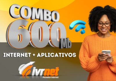 Combo 600Mb – Internet + 04 Aplicativos