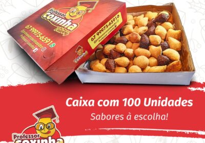 Caixa com 100 Mini-salgados