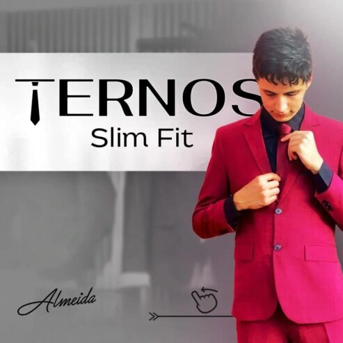 Ternos convencionais e modelo Slim fit